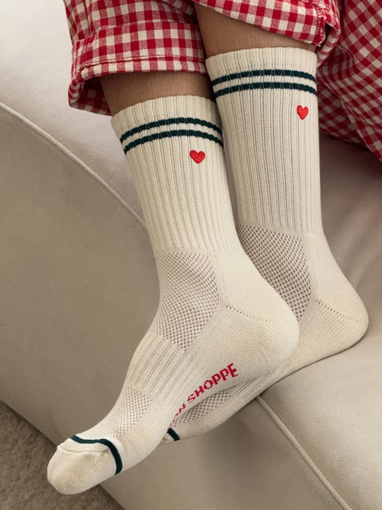 
                  
                    Le Bon Shoppe - Chaussettes Boyfriend Brodé
                  
                